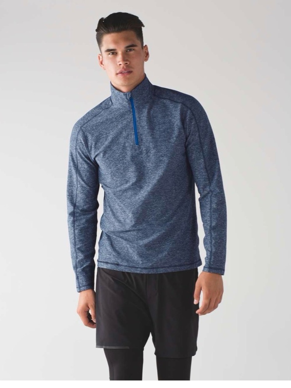 Lululemon Surge Warm 1/2 Zip
Heathered Nautical Navy